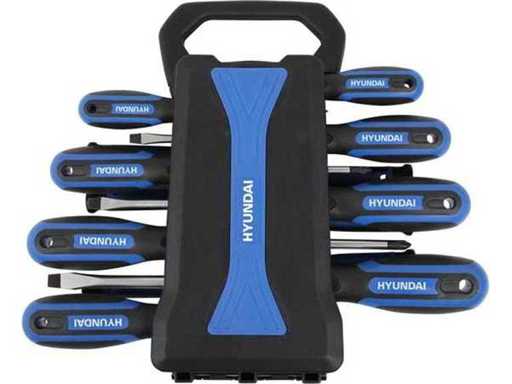 Hyundai 59404 set de șurubelniță, burghiu și soclu din 44 de piese (54x)