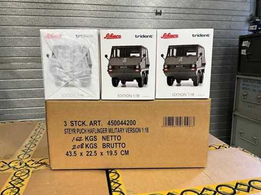 Model car 1:18 Steyr-Puch Haflinger Military Version (6x)