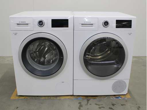 Série Bosch|6 machine à laver à entraînement EcoSlence & série Bosch|6 sèche-linge à condensateur autonettoyant