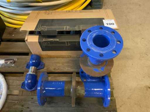 DN80 x 400 Cast iron wall feed-through (3x)