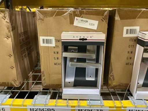 Ferramenta per porte con schermo a scudo cubico (20x)