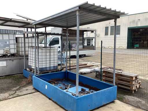 Gebruikt oliedruppelplatform