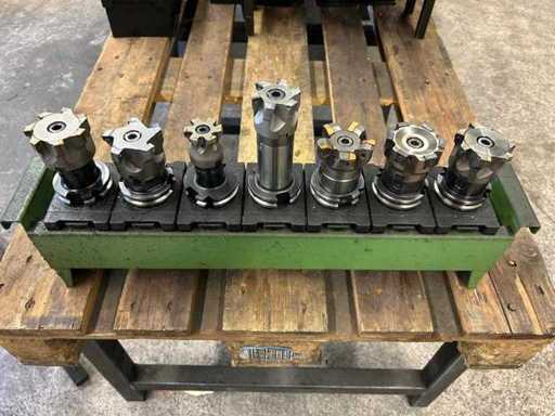 Milling machine tools (7x)