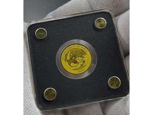 Panda Goldmünze 2019 – Tschad 3000 Francs CFA – 1/500 Unze Feingold 999 | Gratisversand EU-weit