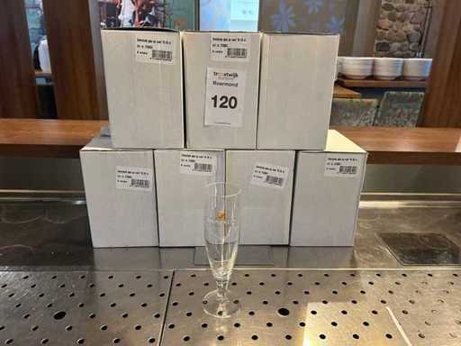 Swinckels - 20 cl - Boîte de verres à bière (6 pièces) (7 fois)