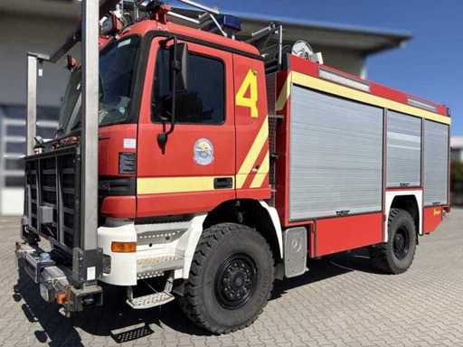 2000 MERCEDES-BENZ Actros 1848 / 952.07 NATO Airfield Fire Truck Ziegler Multifoam CO2 Powder 4x4 V8