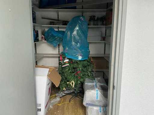 Inhalt des Aufbewahrungsschranks