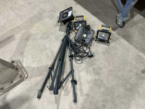 Verschiedene Bauleuchten (4x)