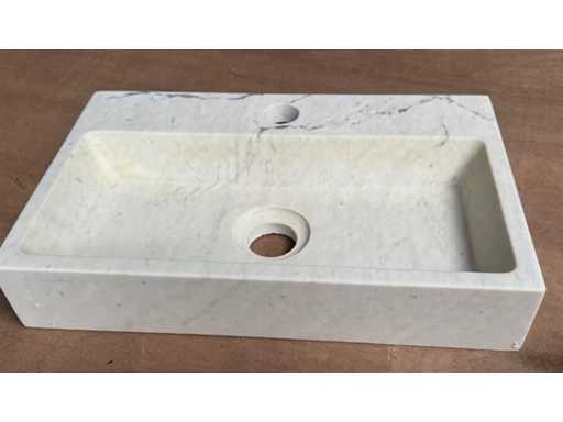 Umywalka Differnz Flat Marble 38x24 cm