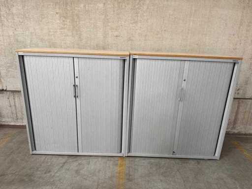 DROMEAS - half-height roller door cabinet - File cabinets (2x)