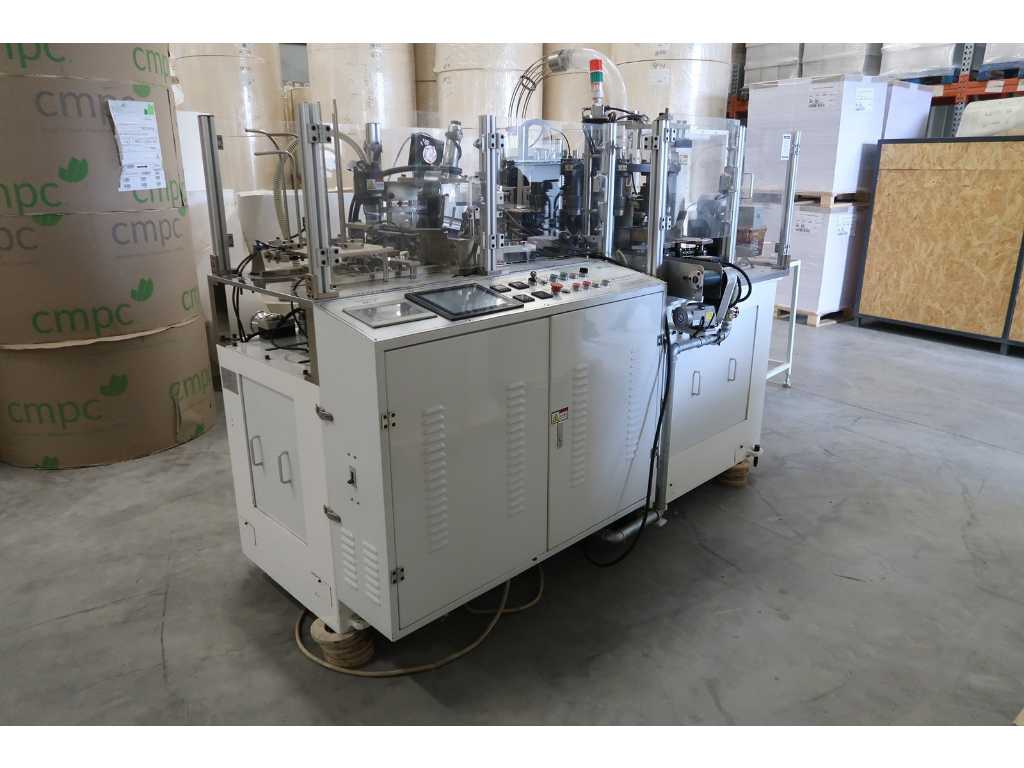 Haining Chengda Machinery - SMD-90 - Automatische Pappbechermaschine mit mittlerer Geschwindigkeit 8OZ