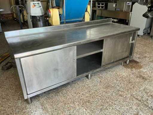 Stainless steel work table