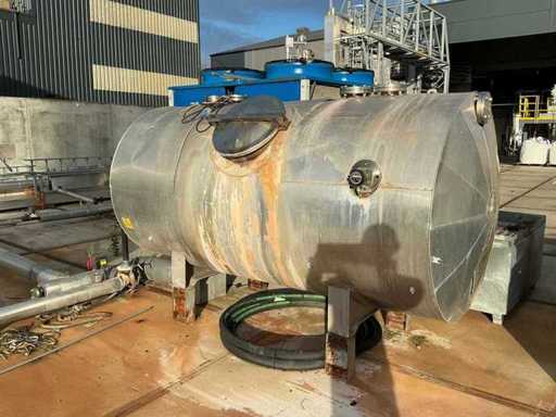 Max pressure: 19 Bar - Storage tank for softened water (steam unit)