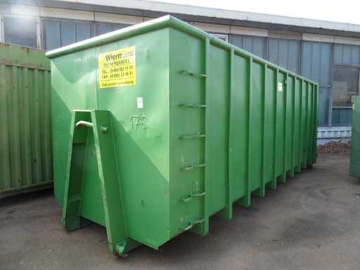 Haakarm open afzetcontainer