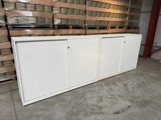 AHREND - half-height sliding door cabinet - File cabinets (2x)