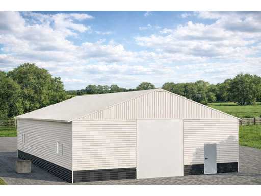 Metalen opslagloods 15x13 meter (195 m2) 