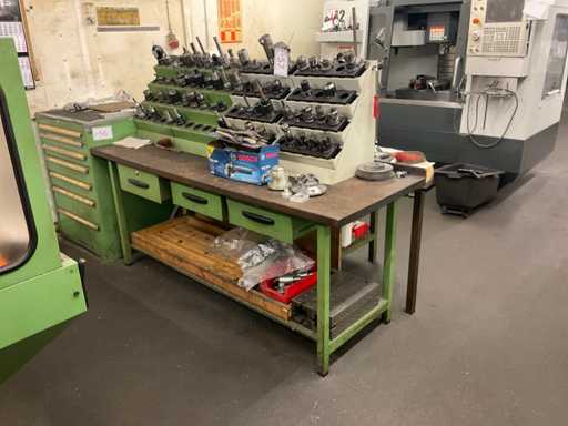 Assortiment SK40-mounts inclusief wekbank