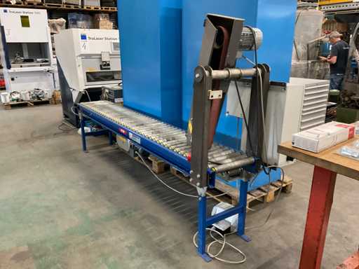 Grit GKS75 Bandslijpmachine op rollenbaan