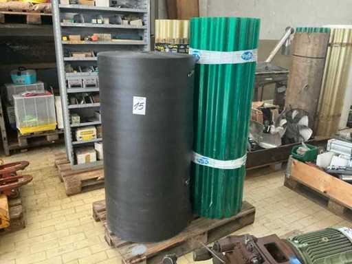 Machinery, spare parts and warehouse stocks