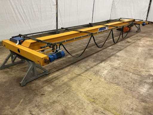 1988 Abus 2.000 KG x 7,20 m Oberleitungskran