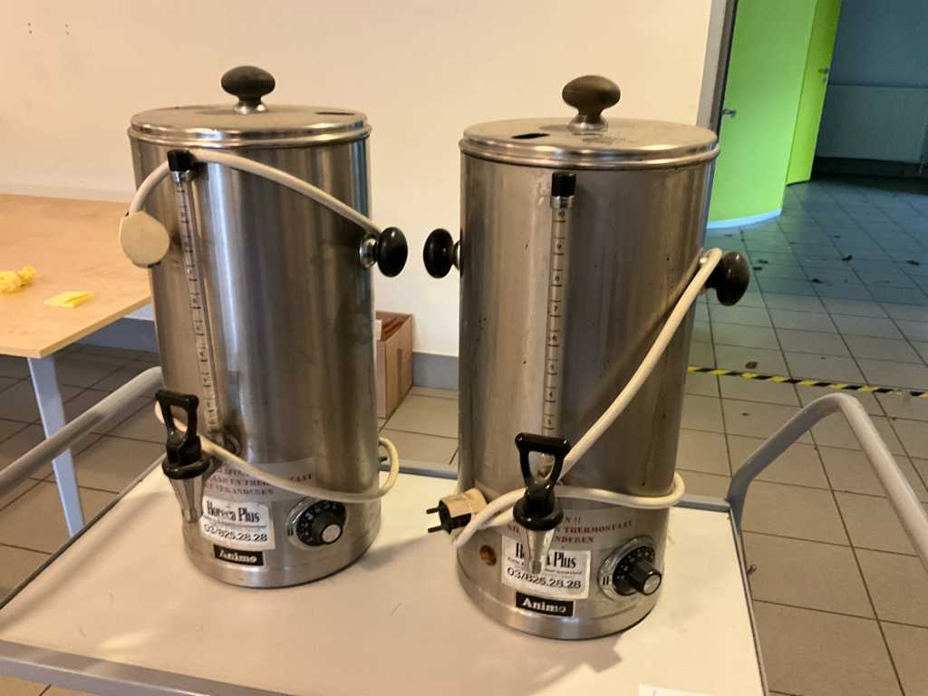 2 stainless steel distribution kettles for coffee ANIMO