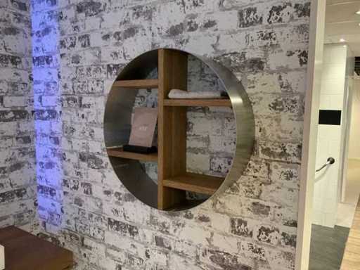 Looox - Wooden Box - Wall rack 50 cm