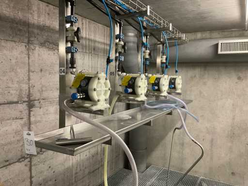 Yamada industrielle chemische Luftmembranpumpen (4x)