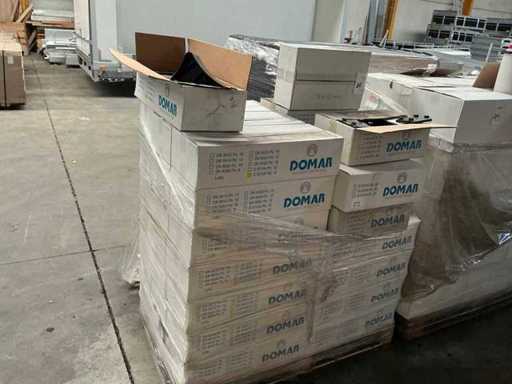 Domar Lot de cales et de supports pour cales de roue