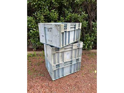 Bacs d’empilement en plastique (3x)