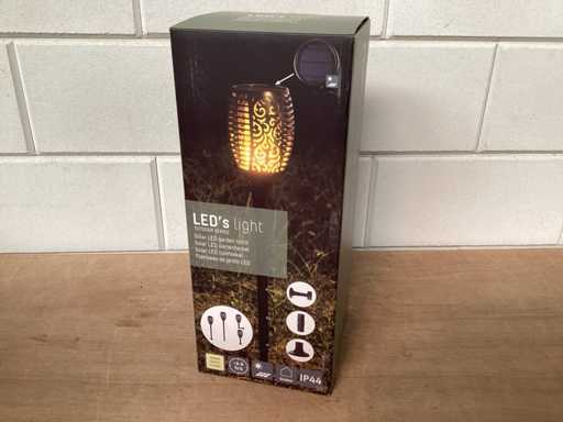 LED's light garden touch torch lamp, solar (24x)