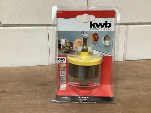 KWB 498100 Gatenzaag 65mm met schacht (4x)