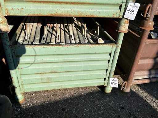 Barele z trzema podpórkami na nogi