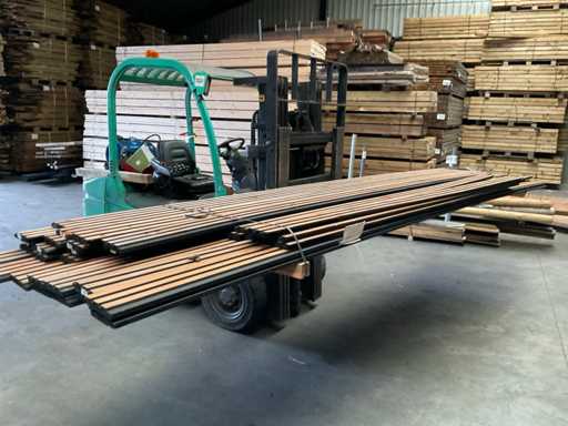 Douglas Dreifach-Rhombusprofil Blank/Schwarz 300-500x14x2,5 cm (31x)