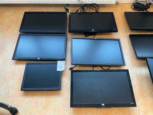 HP diverse monitoren (5x)