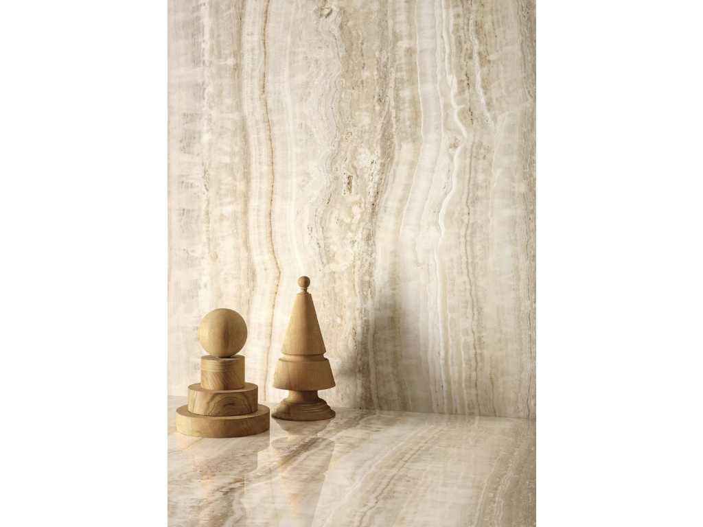 Floor tile Luxe Almond glossy 60x120cm rectified, 43.2m2
