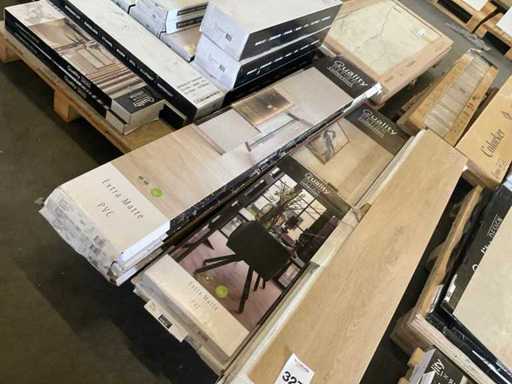 Quality Diverse Pvc vloerdelen  ca. 20 m²