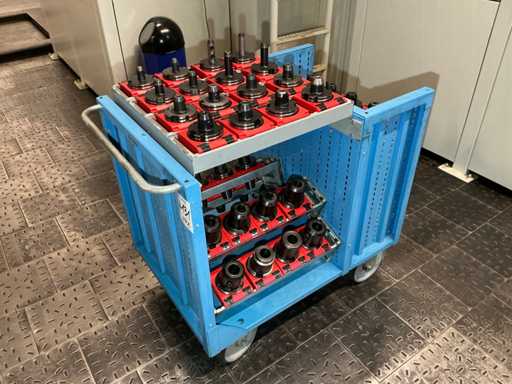 SK50 Tool Holders with Trolley (44x)