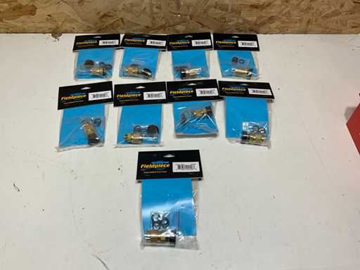 Fieldpiece Service port fitting VCRT 1/4" (9x)