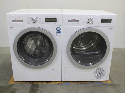 Bosch HomeProfessional Waschmaschine & Bosch HomeProfessional Selbstreinigender Kondenstrockner