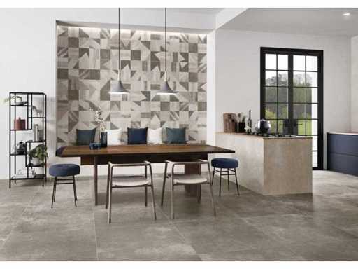 Natural stone mosaics and tiles