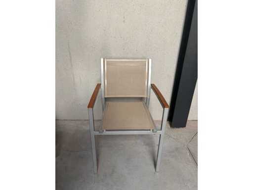 garden chair alu/teak