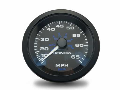 Honda 0 - 65 MPH viteză?? Afișaj indicator Negru - 63188F