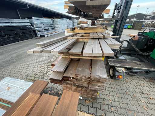 Guyana Teak planks planed 3350-4300x70x21mm (16x)