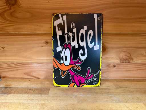 metaal reclame wandbord