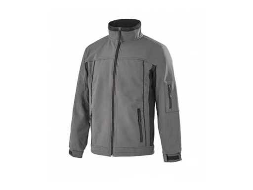 Softshell – i ocieplająca pianka – rękawy na zamek, szary, rozmiar M (10x)