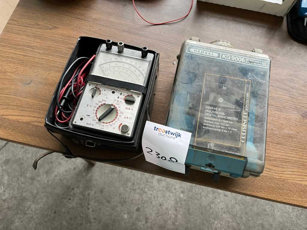 Hensel, Greisinger KG9006, GDH14A Junction box with precision measuring device