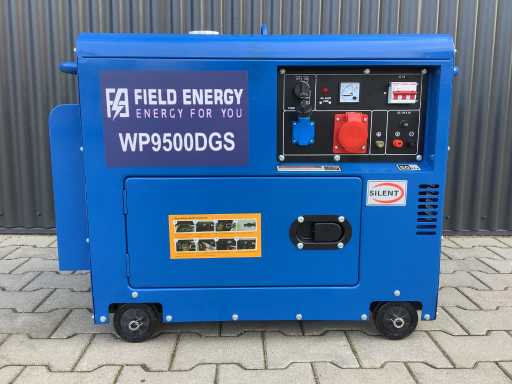 Field Energy 9500 DGS 400/230 Volt Power generator / aggregate diesel