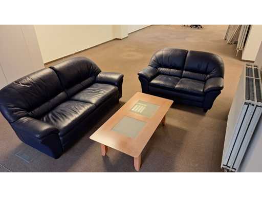 Zithoek in kunstleder