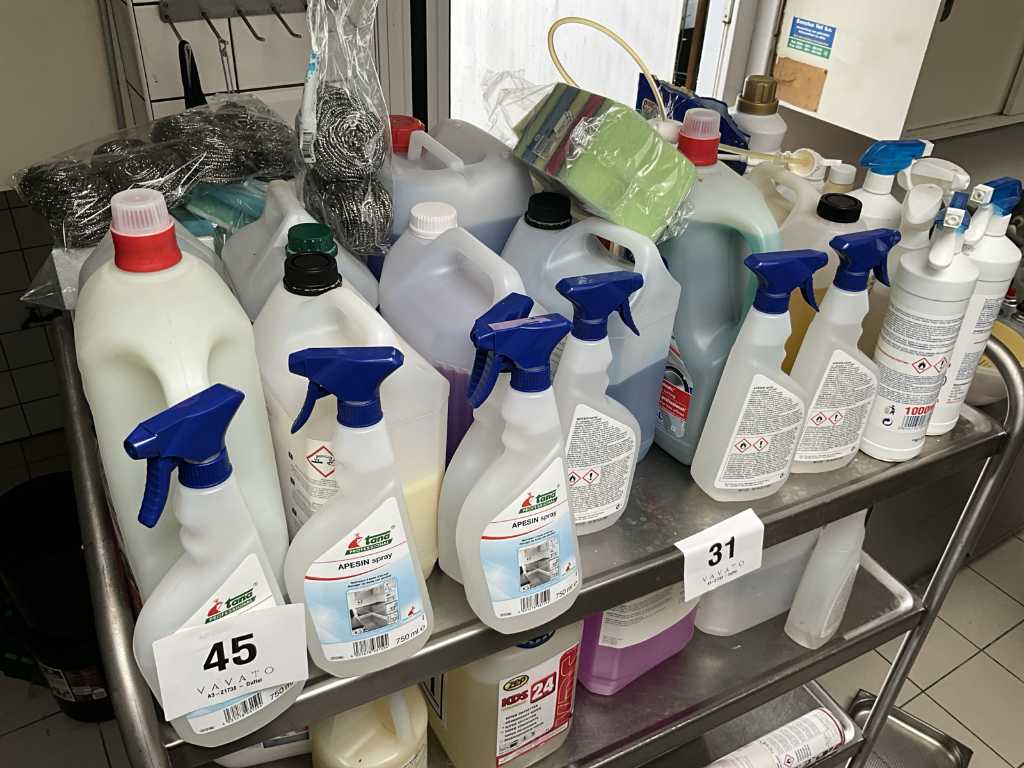 Batch of various cleaning products