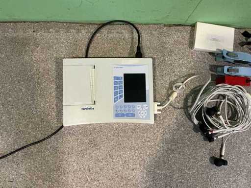 ECG machine Cardiette AR1200 with patient cable